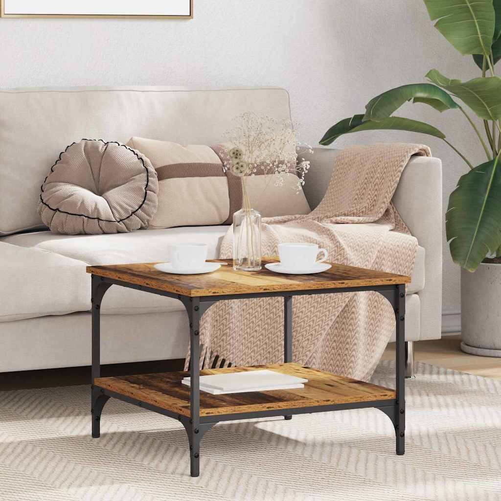 Couchtisch Altholz 55 x 55 x 40 cm Holzwerkstoff