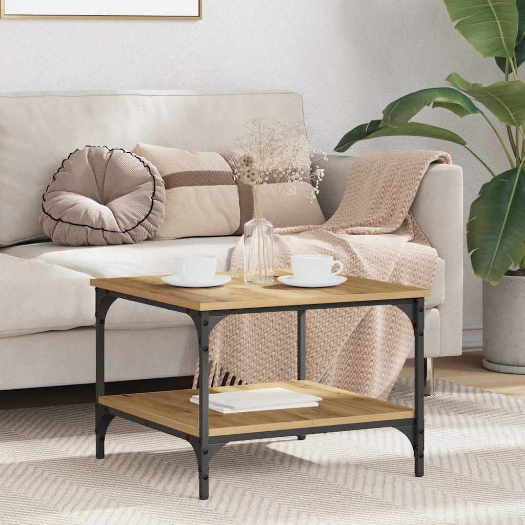 Couchtisch Artisan-Eiche 55 x 55 x 40 cm Holzwerkstoff