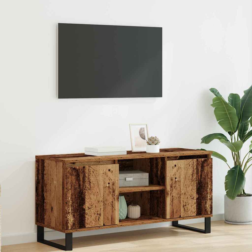 TV-Schränk 104 x 35 x 50 cm Altholz Holzwerkstoff
