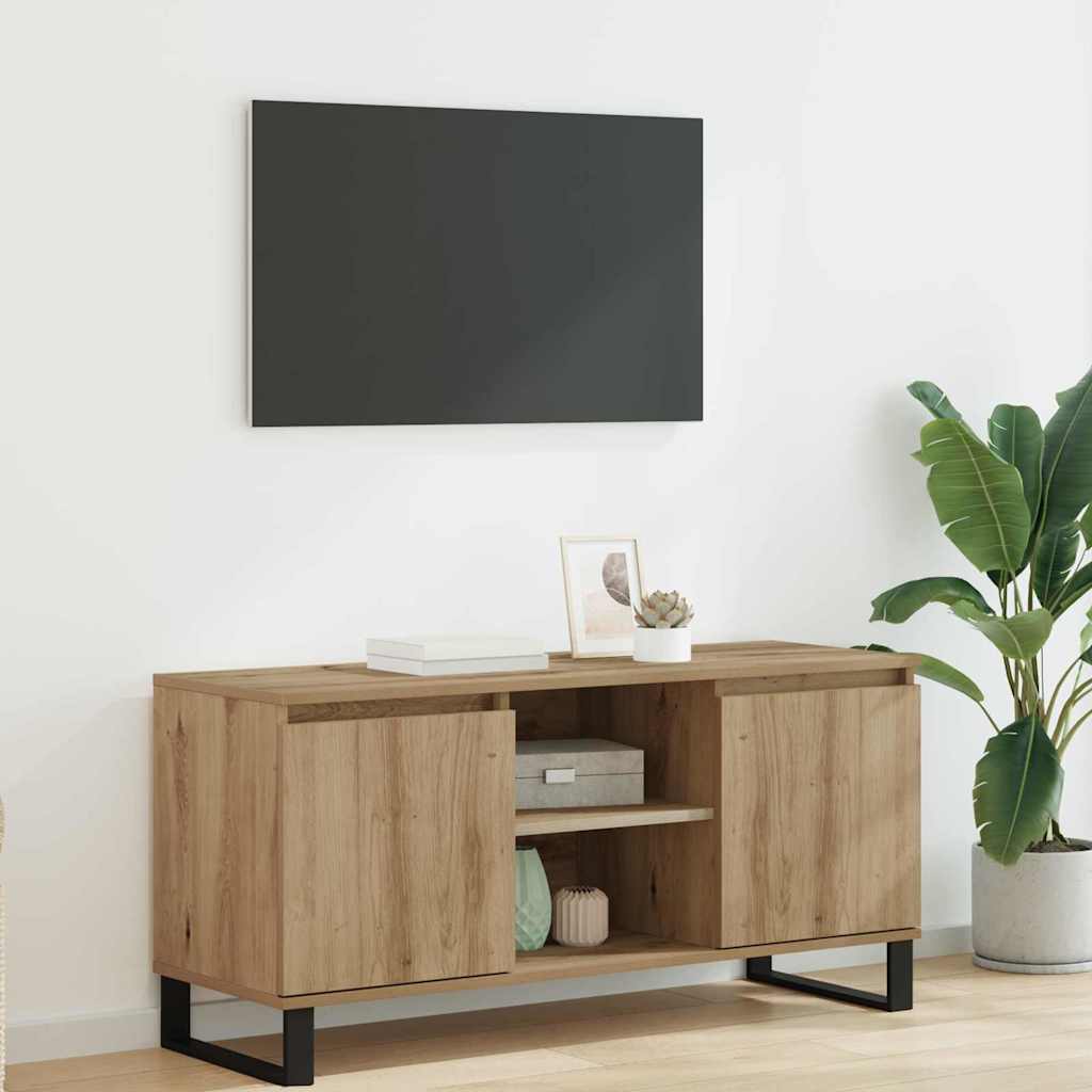 TV-Schränk 104 x 35 x 50 cm Artisan-Eiche Holzwerkstoff