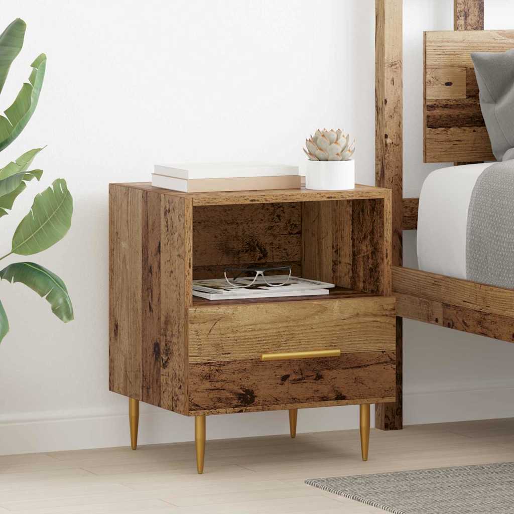 Nachttisch Braun 40 x 35 x 47,5 cm Holzwerkstoff
