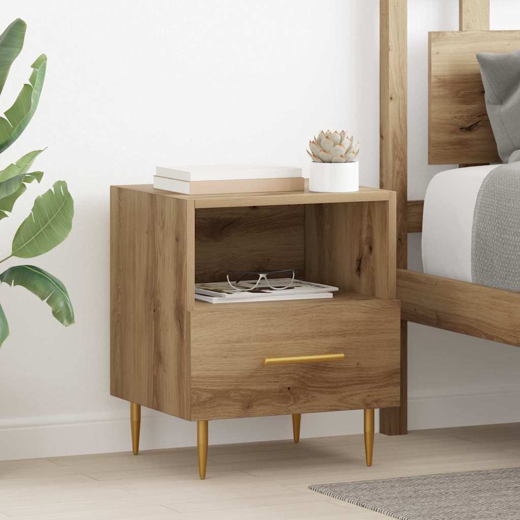 Nachttisch Braun 40 x 35 x 47,5 cm Holzwerkstoff