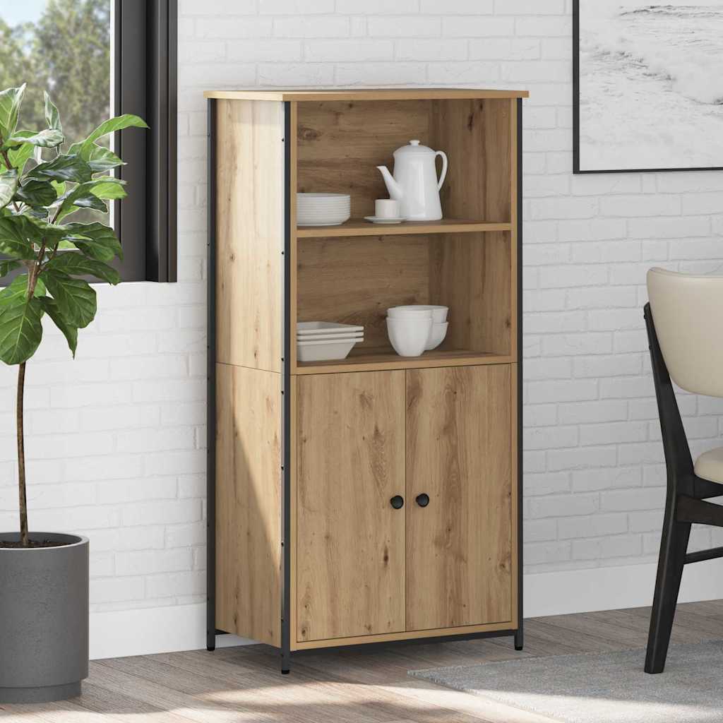 Highboard Artisan-Eiche 62 x 36 x 121,5 cm Holzwerkstoff