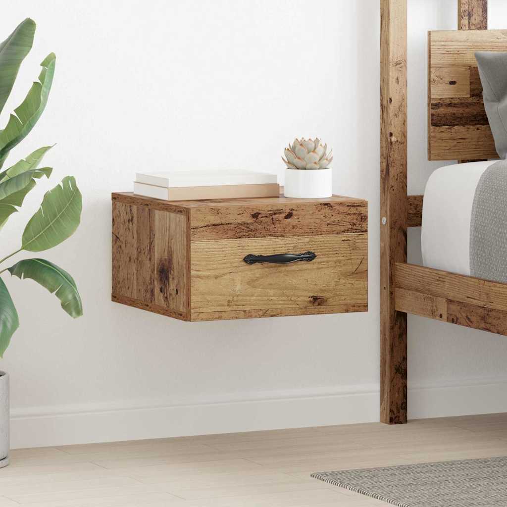 Nachttisch Altholz 35 x 35 x 20 cm Holzwerkstoff
