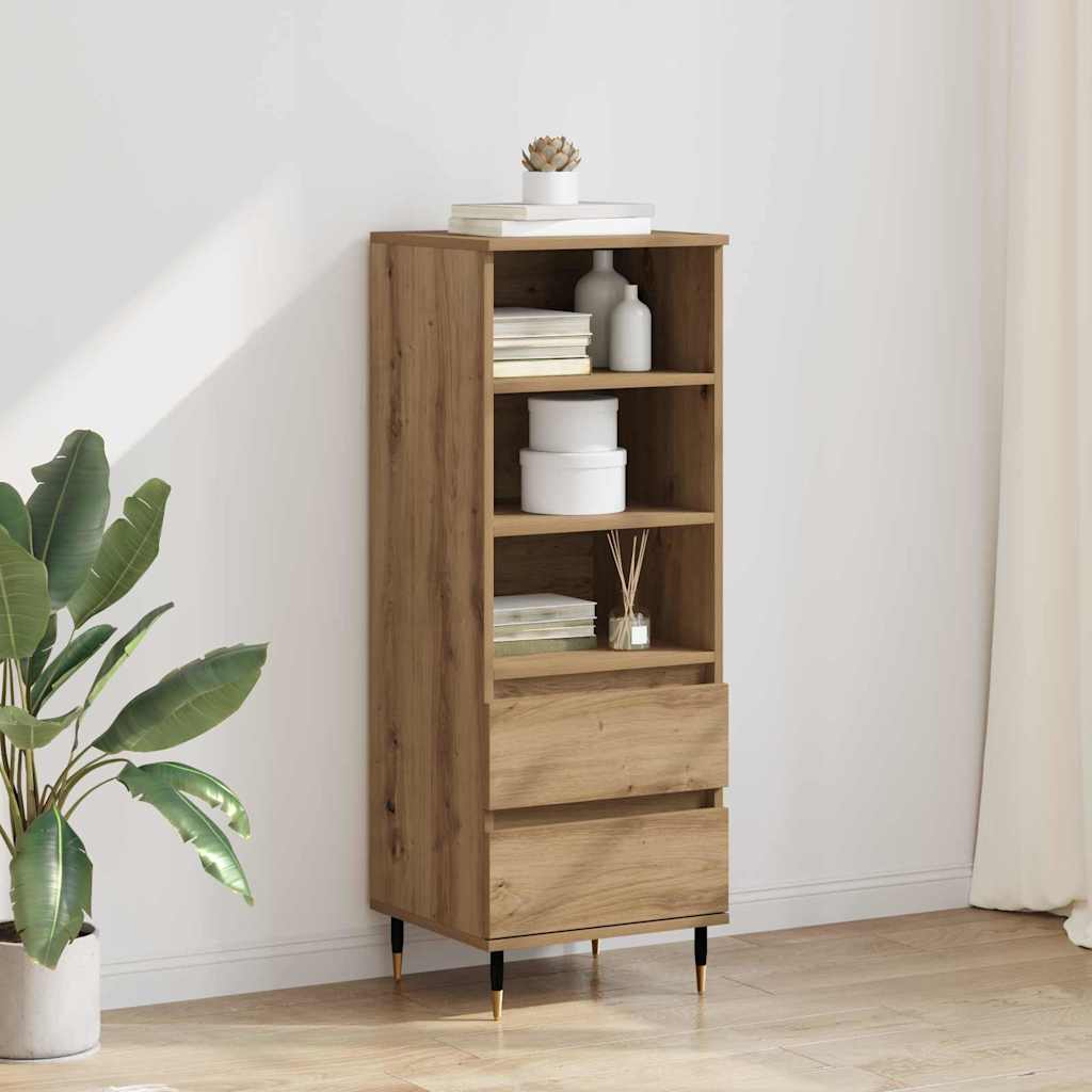 Highboard Artisan-Eiche 40 x 36 x 110 cm Holzwerkstoff