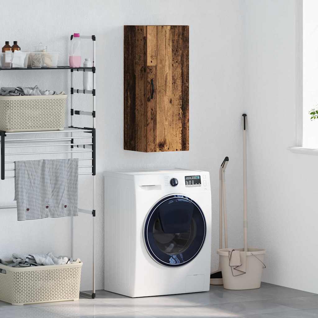 Wandschrank Altholz 34,5 x 34 x 90 cm Holzwerkstoff