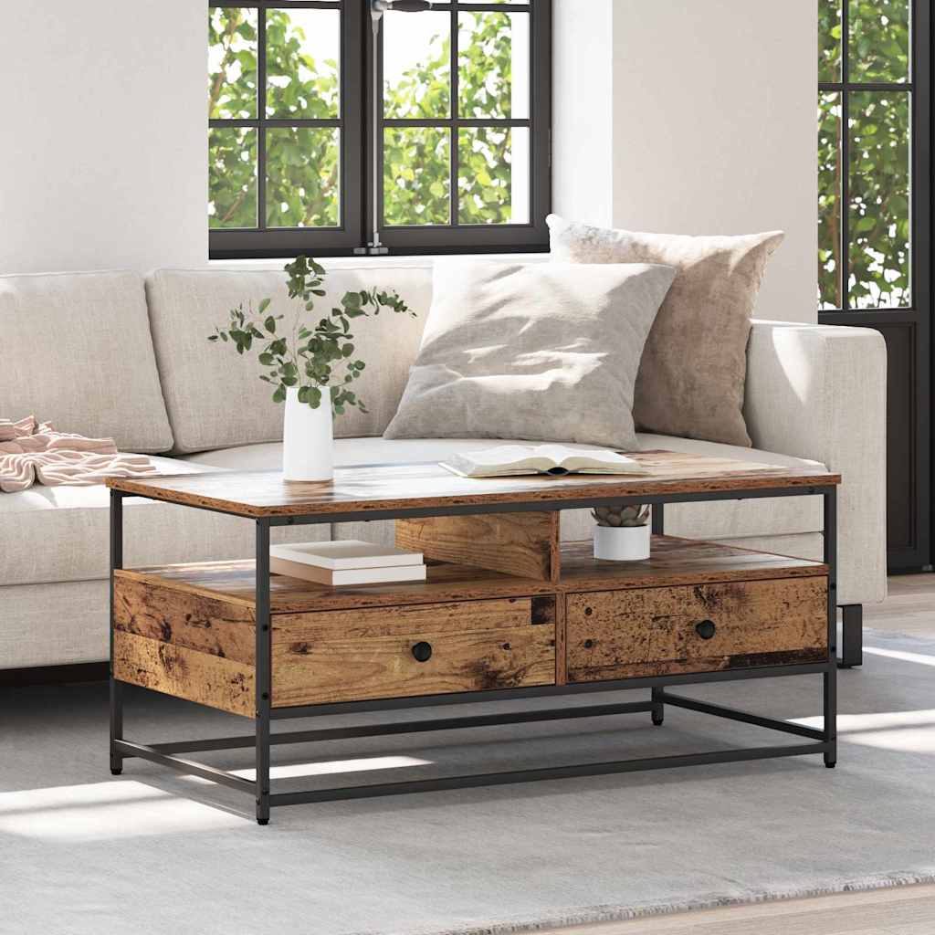Couchtisch Altholz 100 x 51 x 45 cm Holzwerkstoff