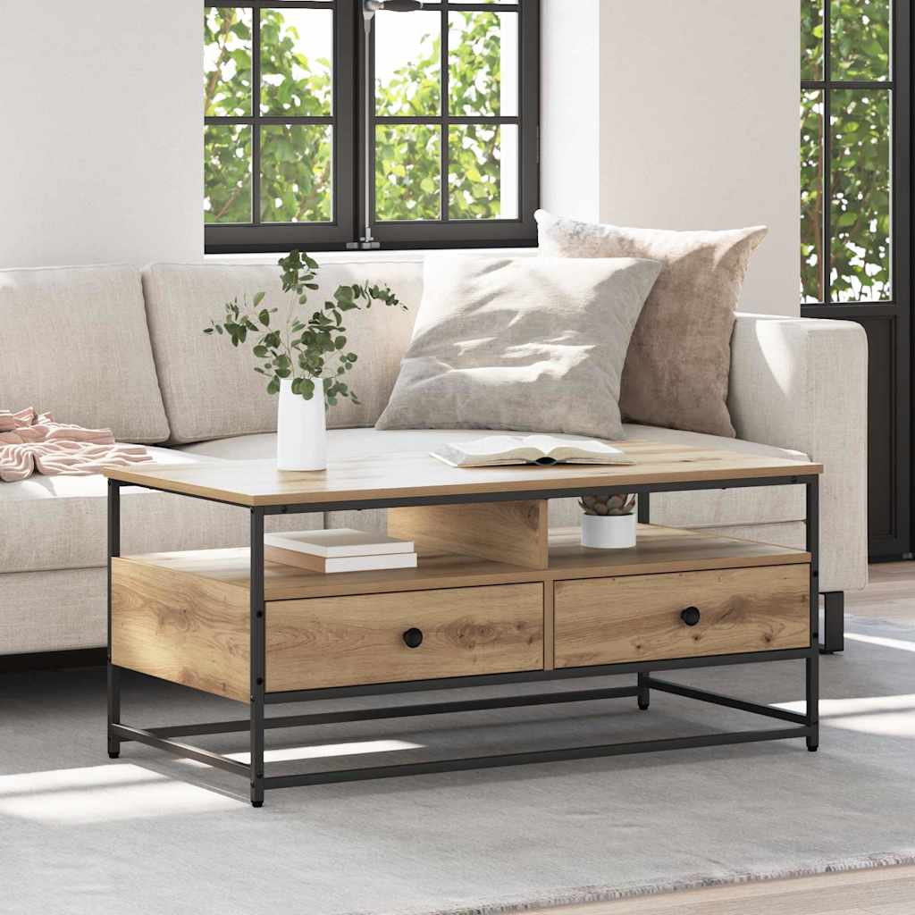 Couchtisch Artisan-Eiche 100 x 51 x 45 cm Holzwerkstoff
