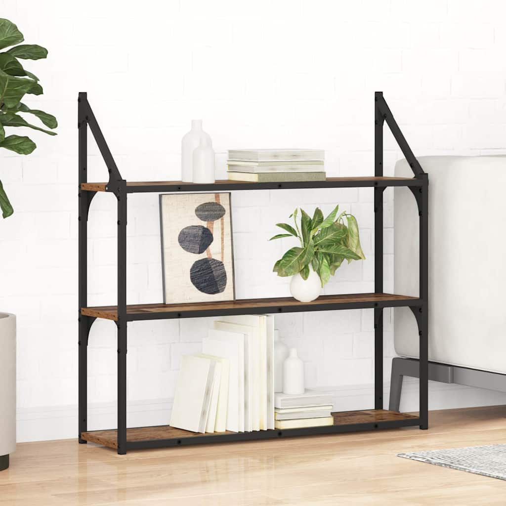 Wandregal Wandhalterung Altholz 80 x 21 x 78,5 cm Holzwerkstoff