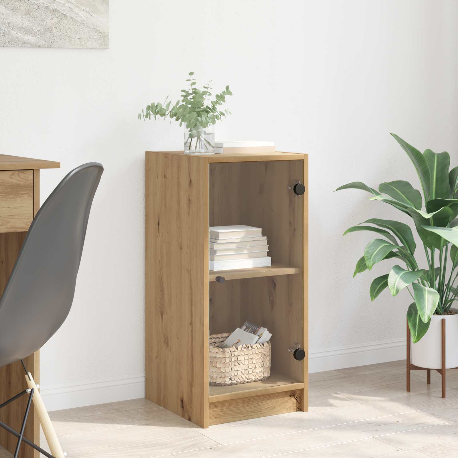 Sideboard Artisan-Eiche 35 x 37 x 76 cm Holzwerkstoff