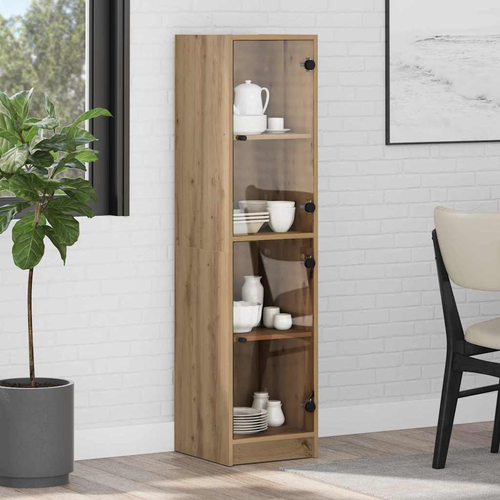 Highboard Artisan-Eiche 35 x 37 x 142 cm Holzwerkstoff