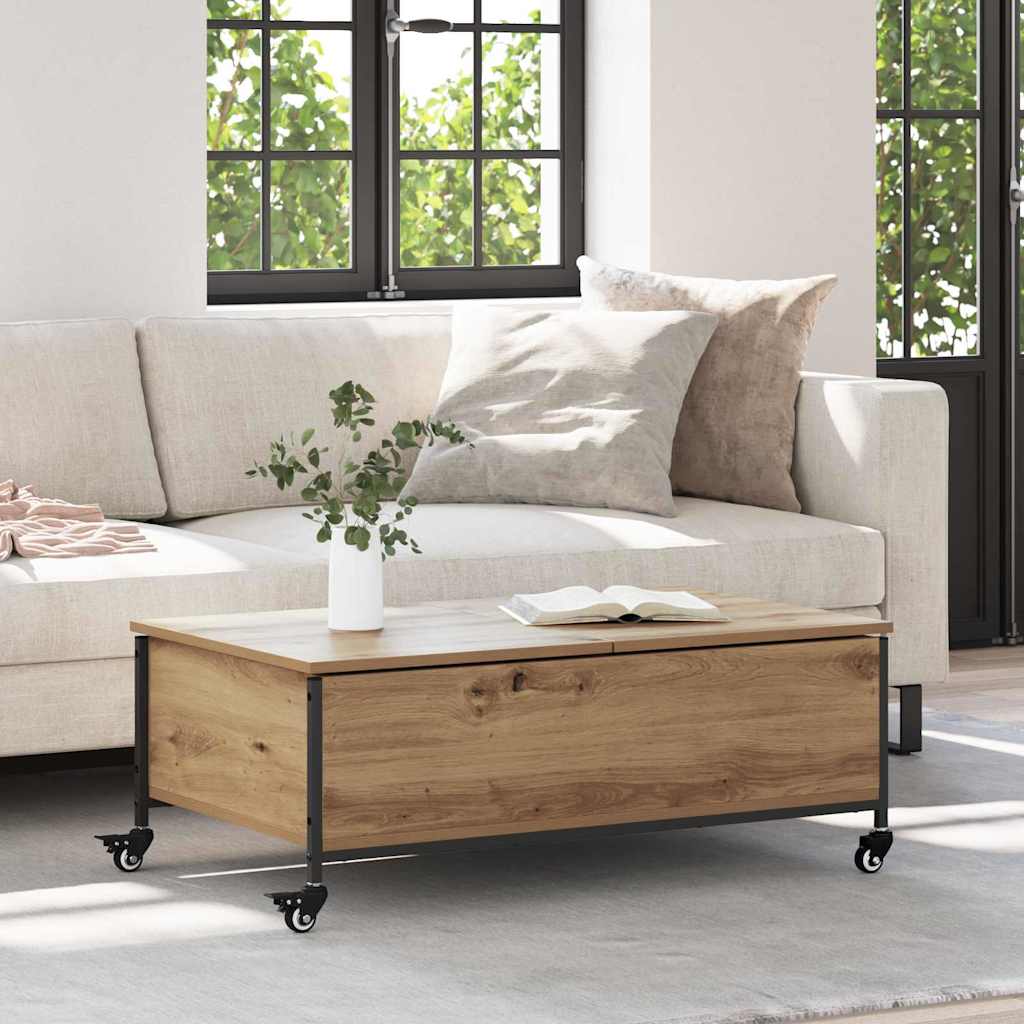 Couchtisch Artisan-Eiche 91 x 55 x 32 cm Holzwerkstoff