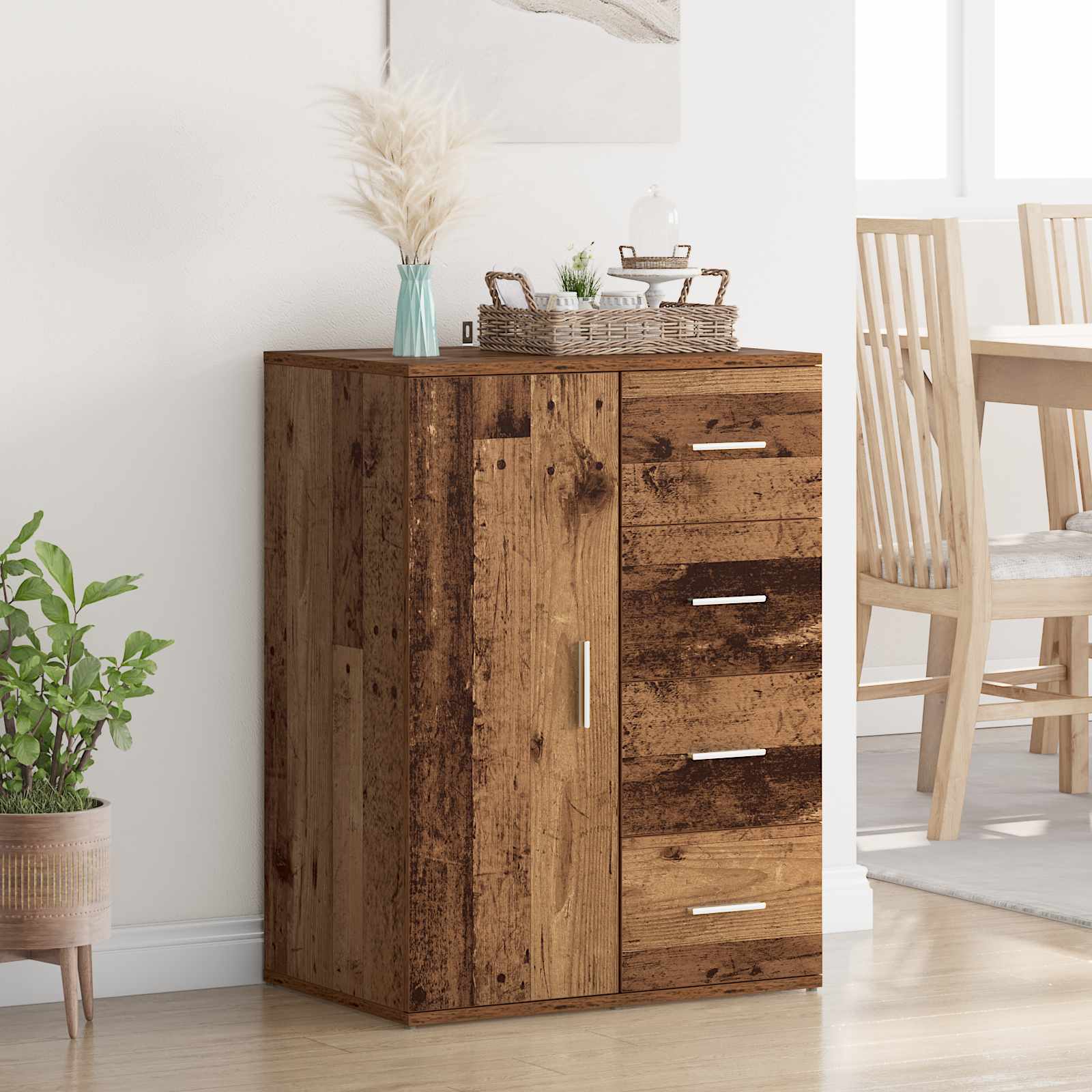 Sideboard Altholz 59 x 39 x 80 cm Holzwerkstoff