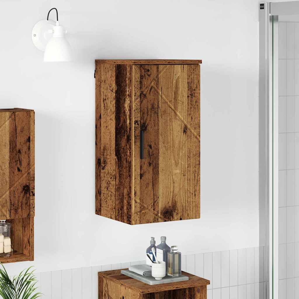 Badezimmerschrank Altholz 30 x 31,5 x 61 cm