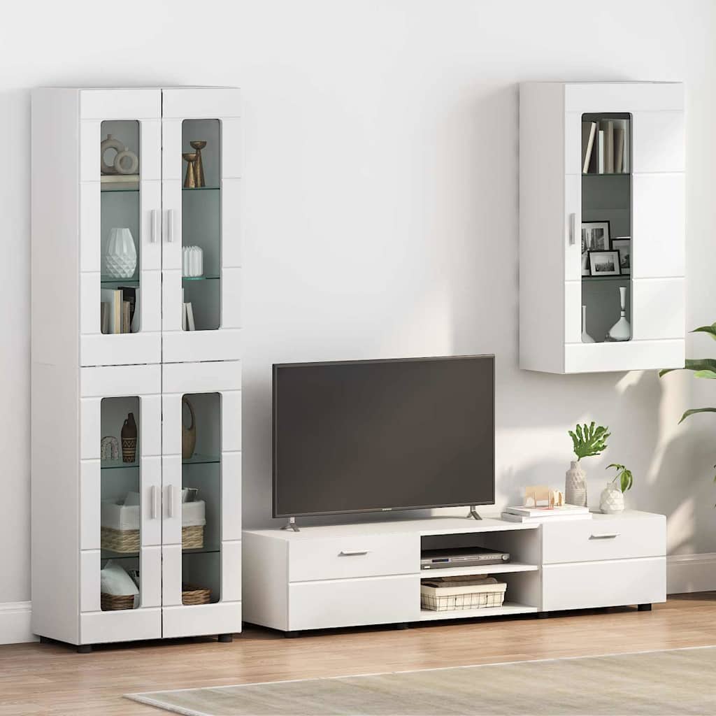Holzschrank Weiß Holzwerkstoff