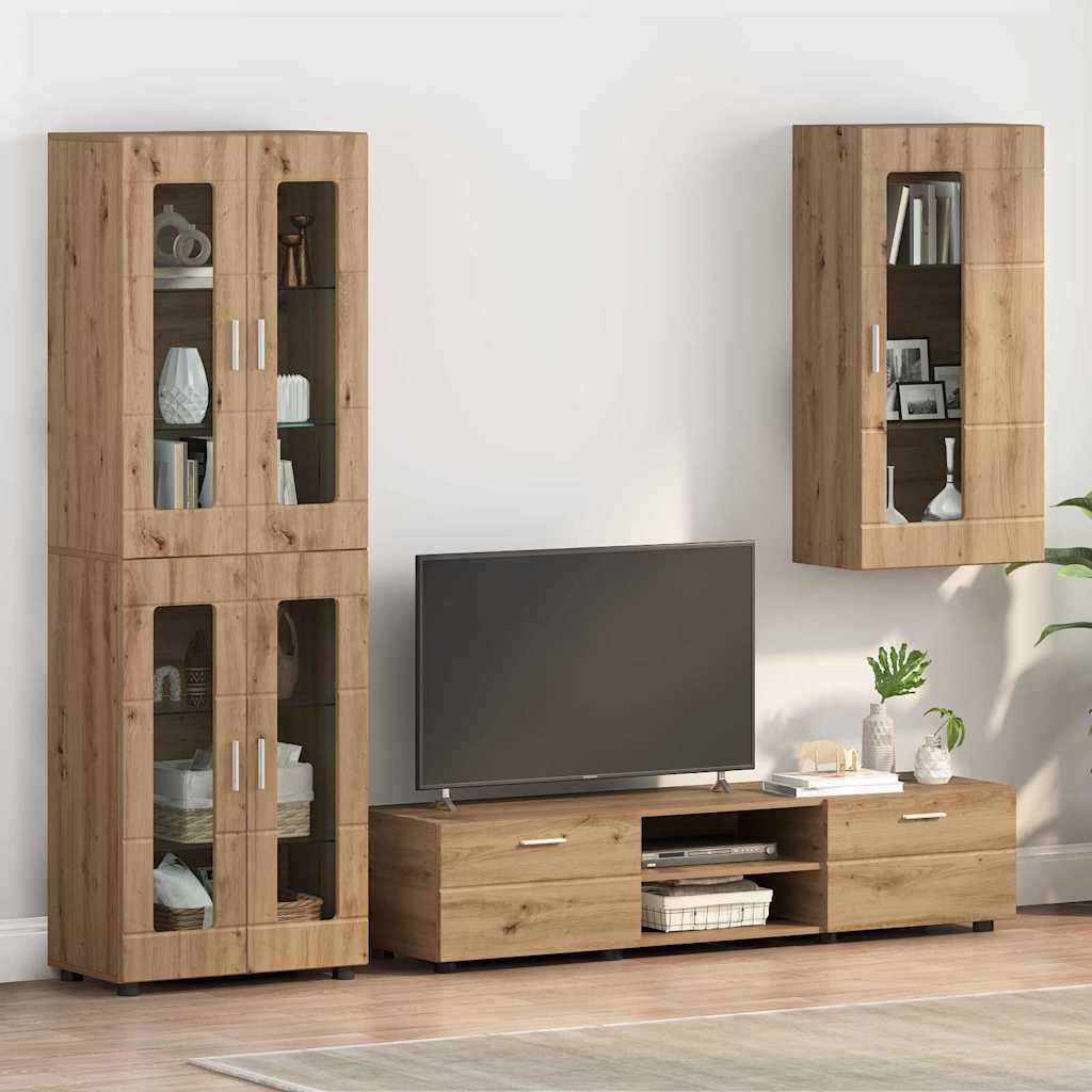 Holzschrank Artisan-Eiche Holzwerkstoff