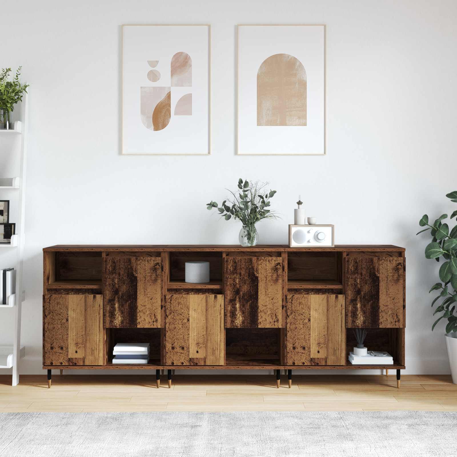 Sideboards 3 stk. Altholz