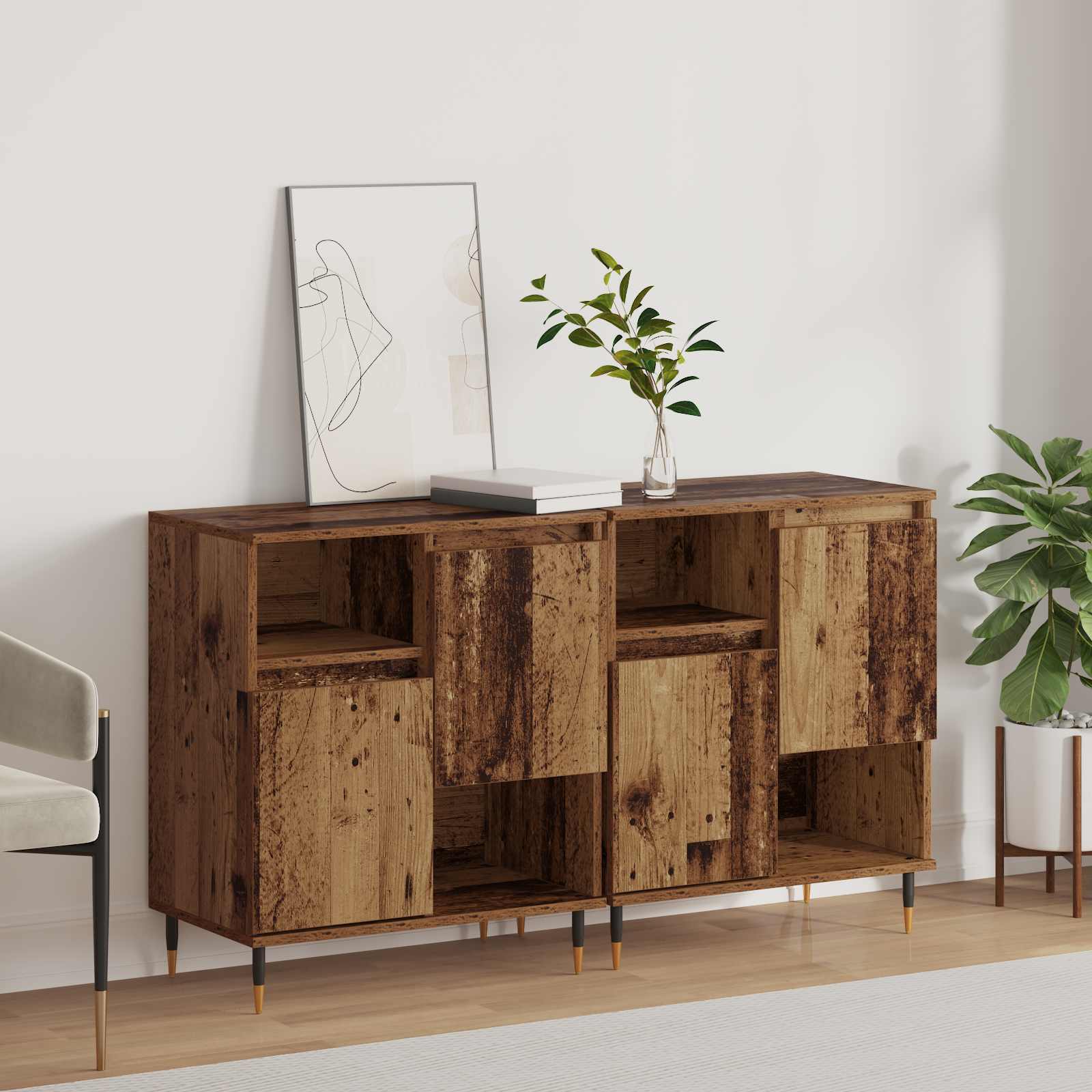 Sideboards 2 stk. Altholz