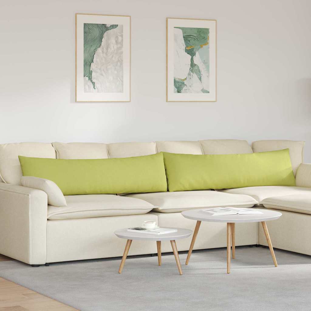 Sofakissen 2 stk. Stoff Hellgrün 145 x 40 cm