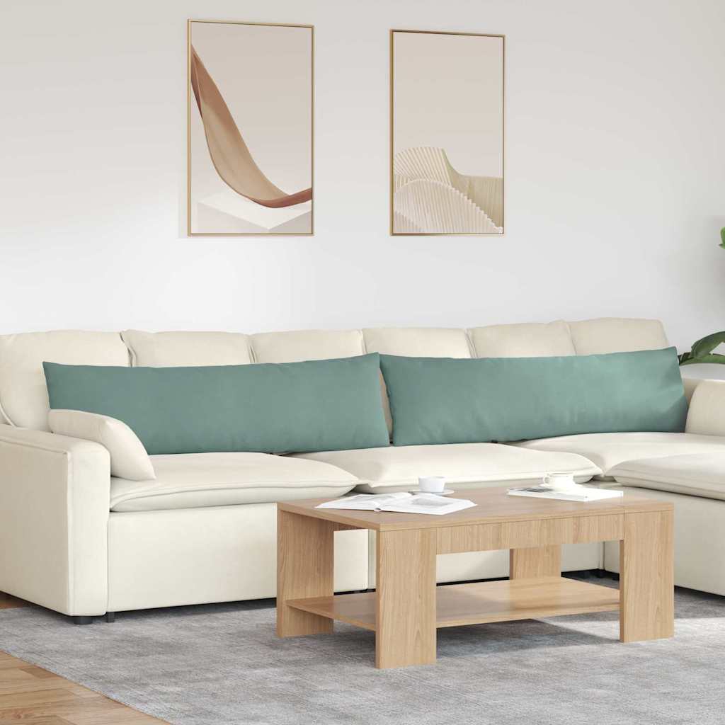 Sofakissen 2 pcs Meergrün 145 x 40 cm Cordstoff