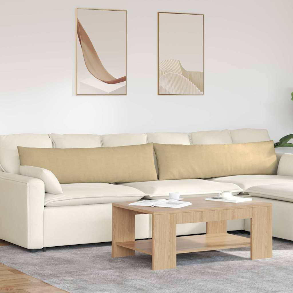 Sofakissen 2 pcs Grau-Grün 145 x 40 cm Cordstoff