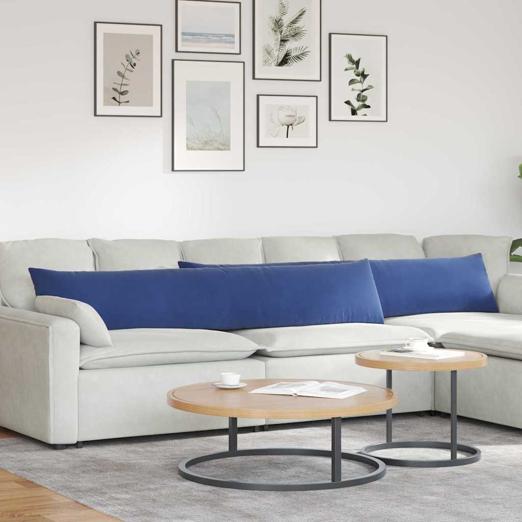 Sofakissen 2 pcs Polizeiblau 200 x 40 cm Cordstoff