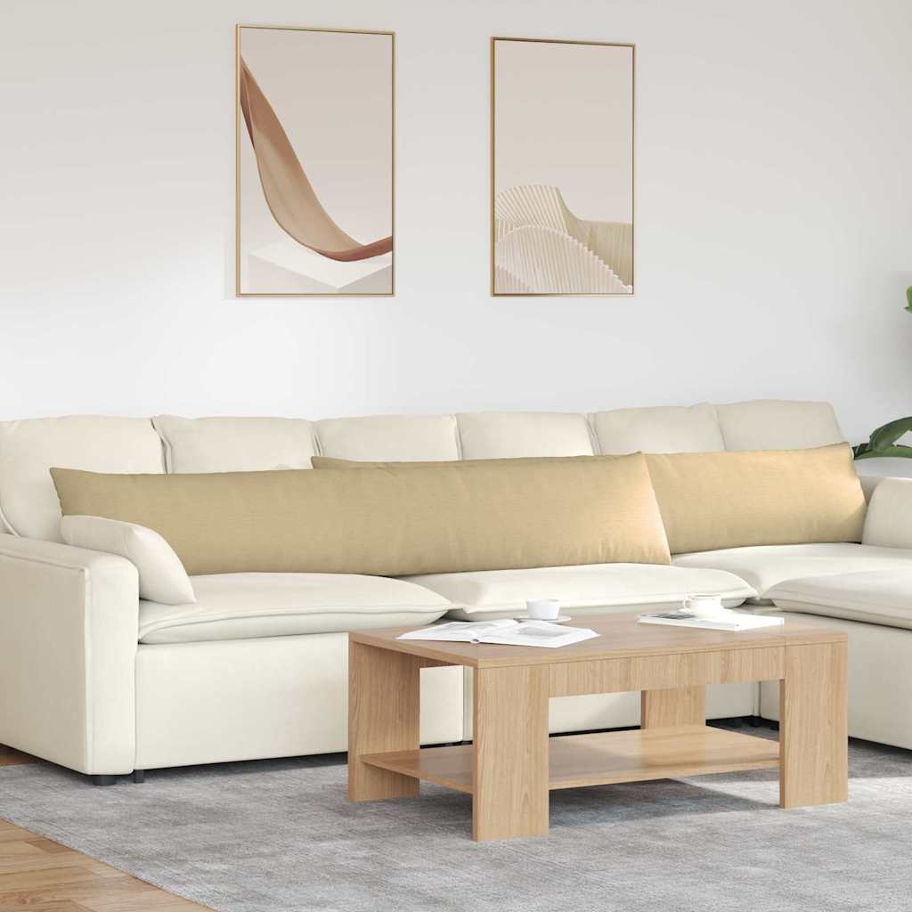 Sofakissen 2 pcs Grau-Grün 200 x 40 cm Cordstoff