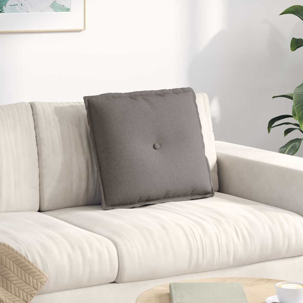 Rücken Kissen Taupe 50 x 19 x 45 cm Stoff