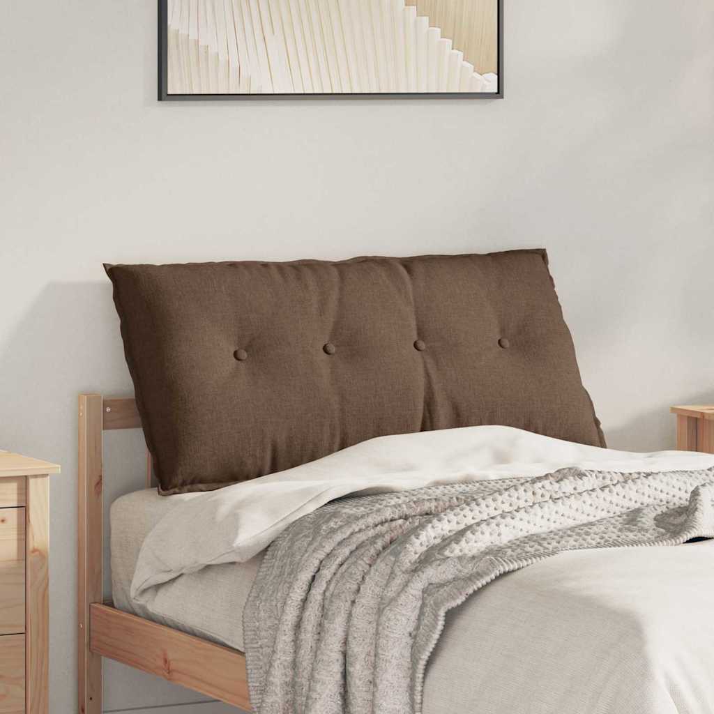Rücken Kissen Braun 100 x 19 x 50 cm Stoff