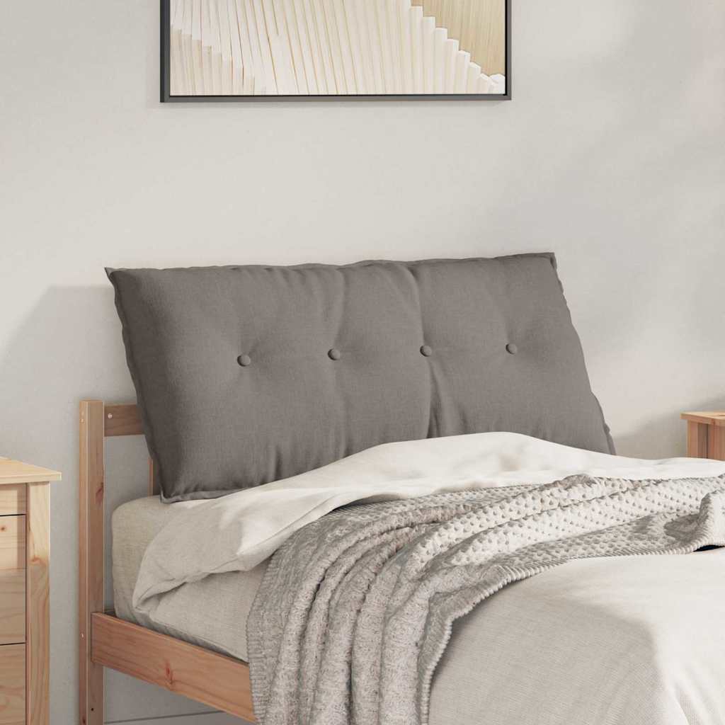 Rücken Kissen Taupe 100 x 19 x 50 cm Stoff