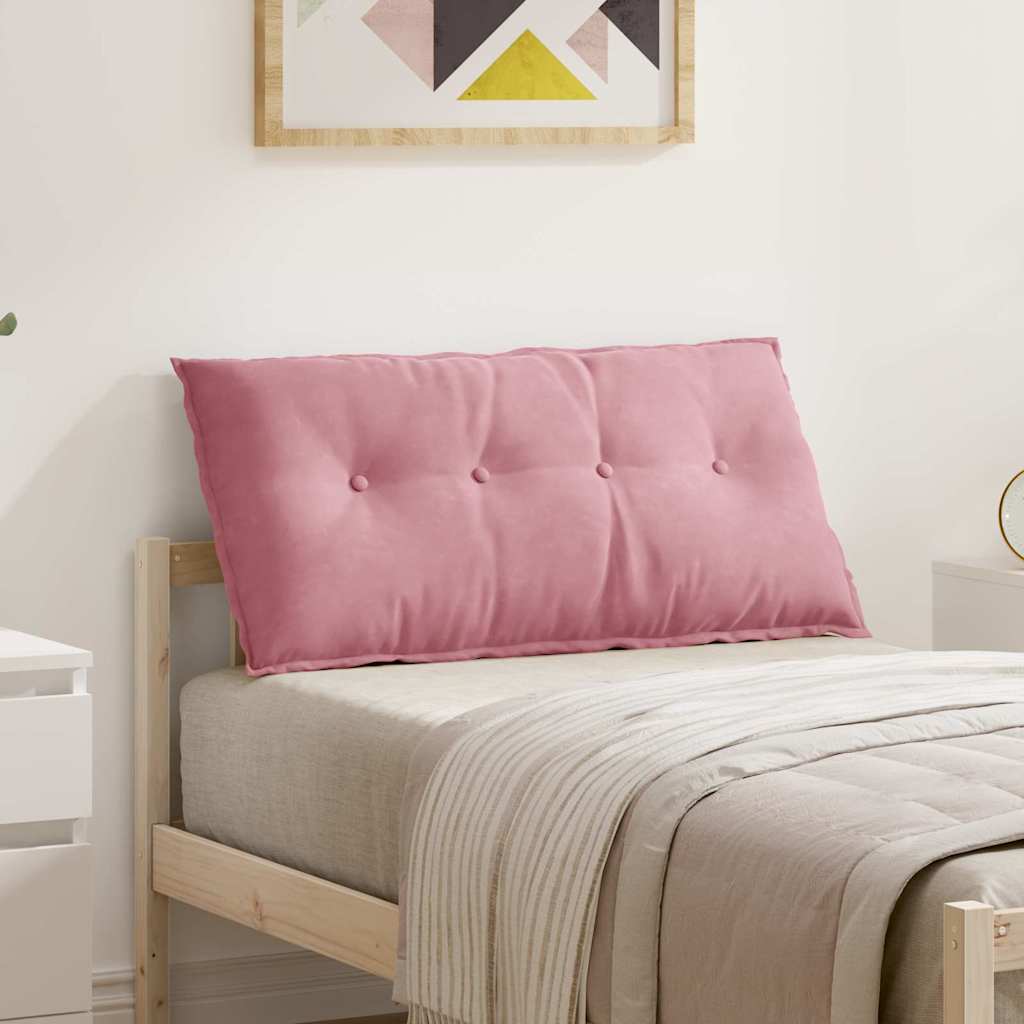 Rücken Kissen Rosa 100 x 50 cm Cordstoff