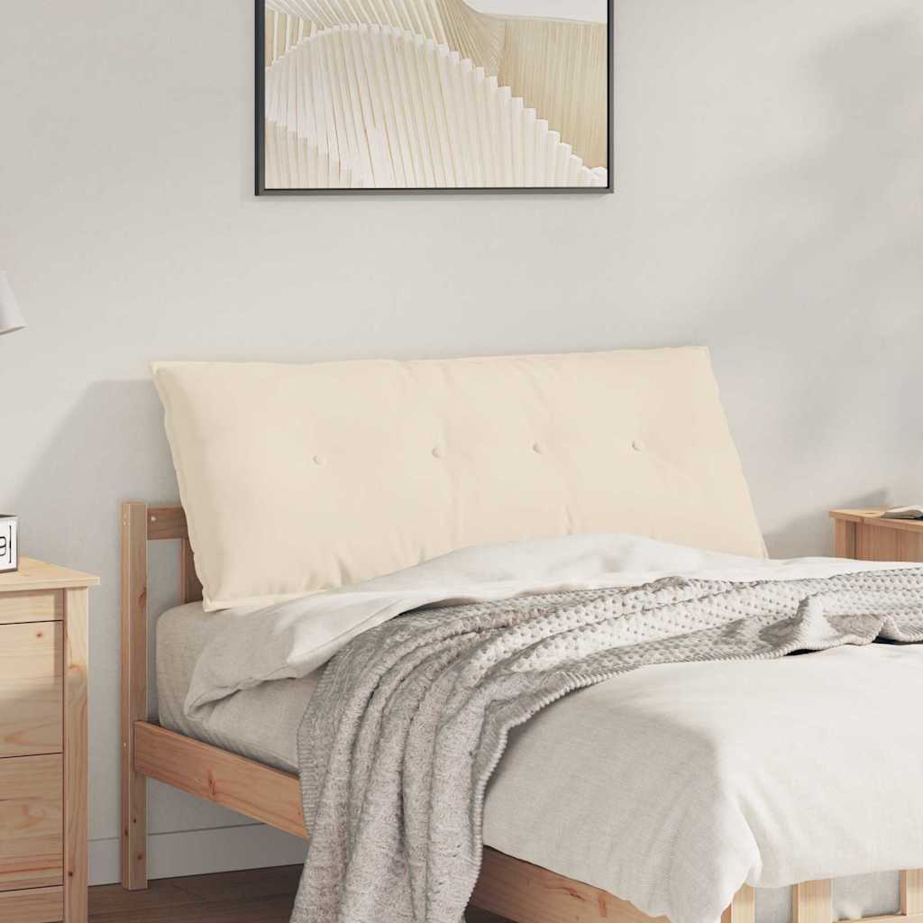 Rücken Kissen Beige 120 x 50 cm Mikrofaserstoff