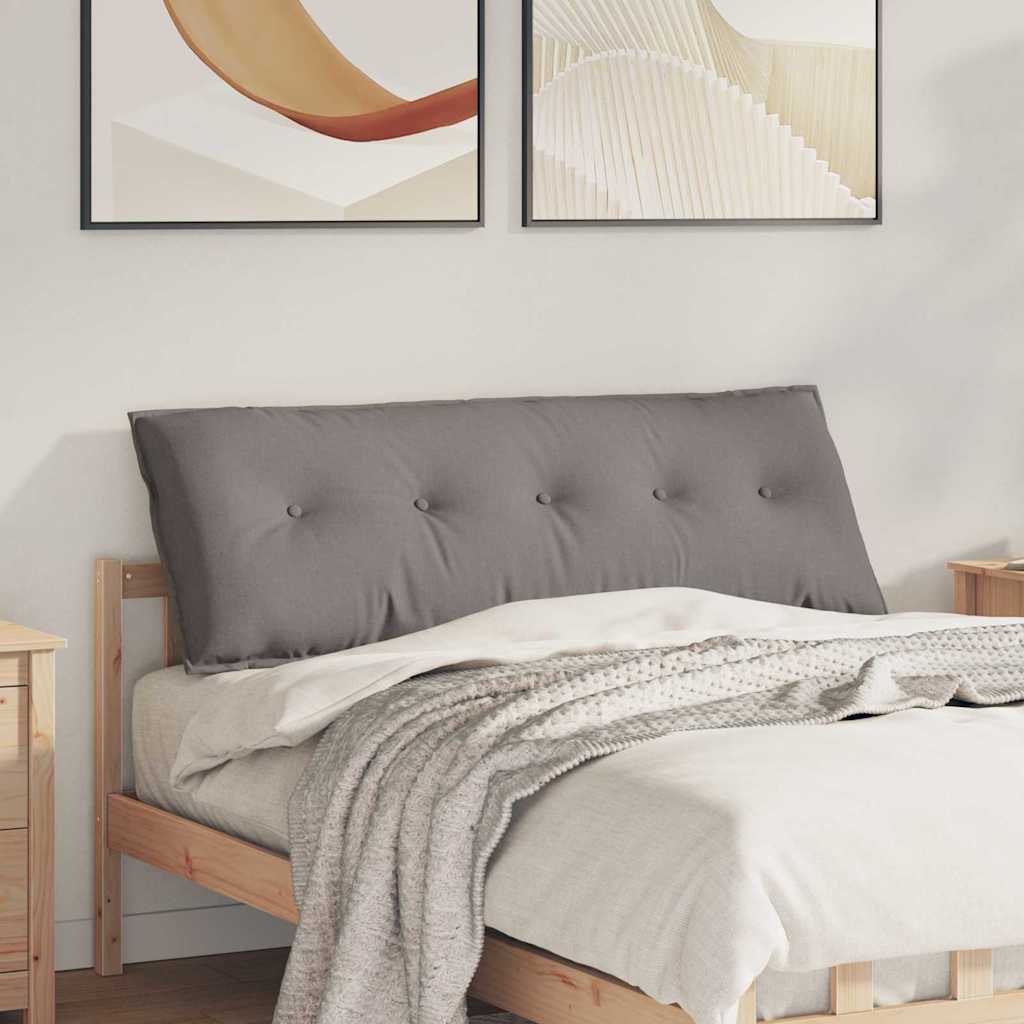 Rücken Kissen Taupe 140 x 19 x 50 cm Stoff