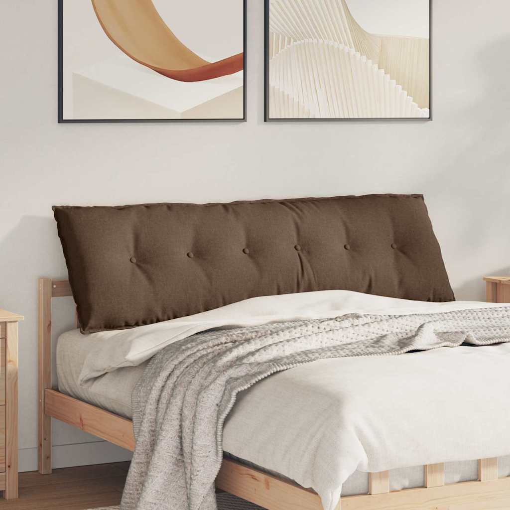 Rücken Kissen Braun 160 x 19 x 50 cm Stoff