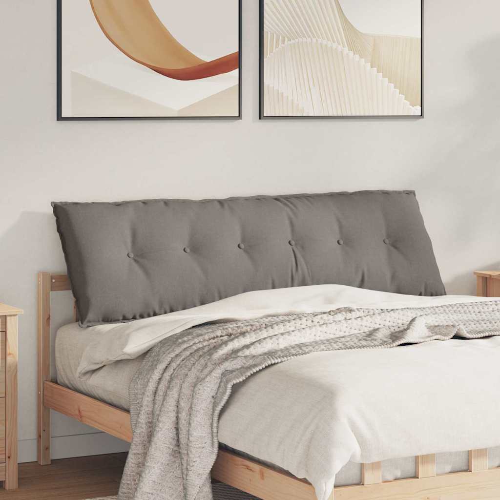 Rücken Kissen Taupe 160 x 19 x 50 cm Stoff