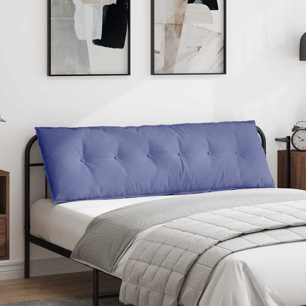 Rücken Kissen Jeans blau 160 x 19 x 50 cm Stoff