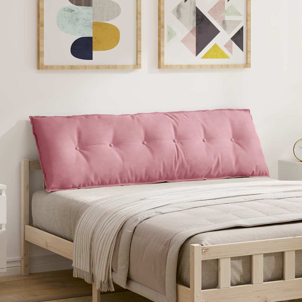Rücken Kissen Rosa 160 x 50 cm Cordstoff