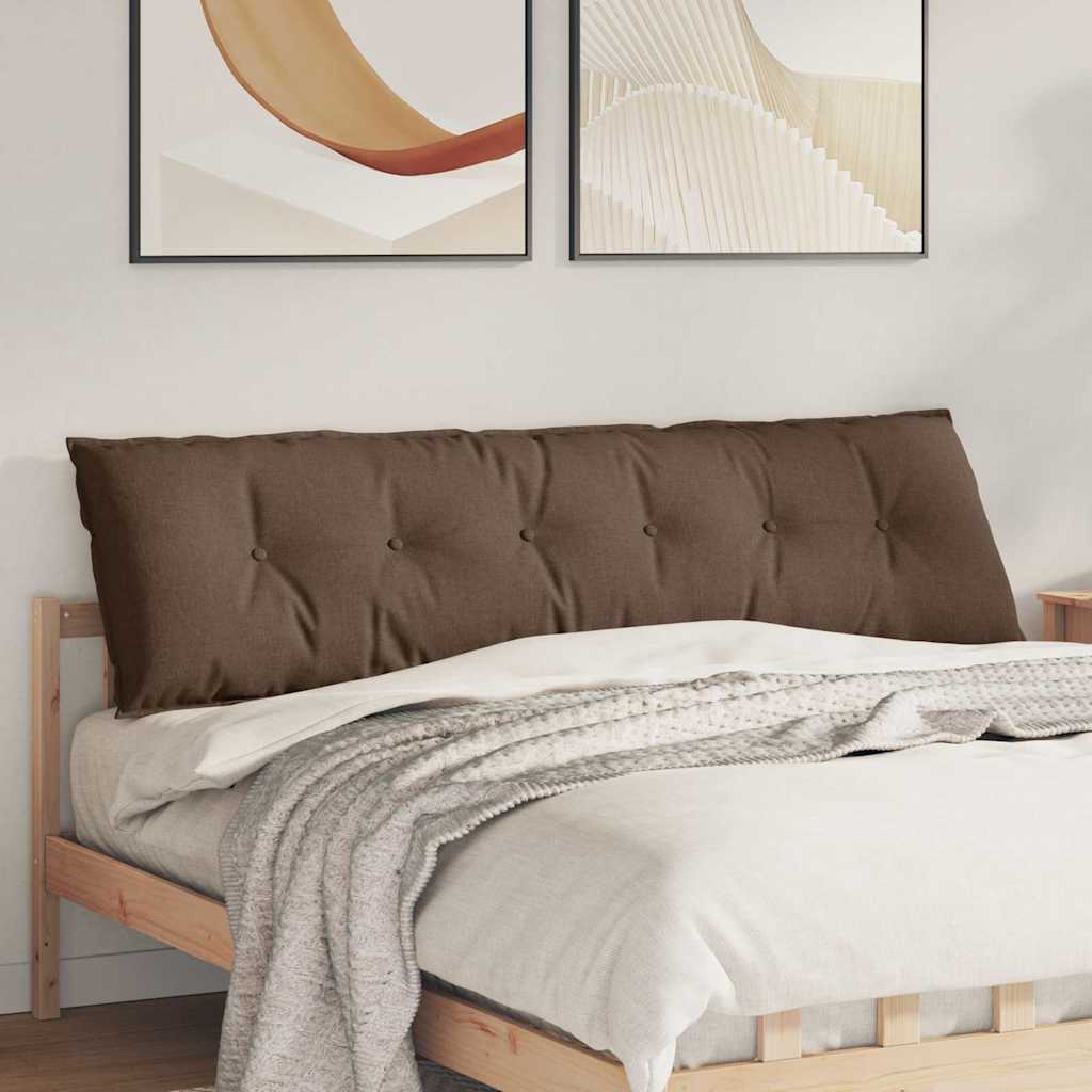 Rücken Kissen Braun 180 x 19 x 50 cm Stoff