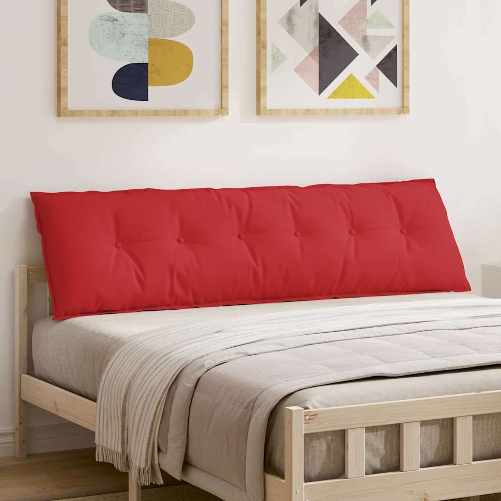 Rücken Kissen Rot 180 x 19 x 50 cm Stoff