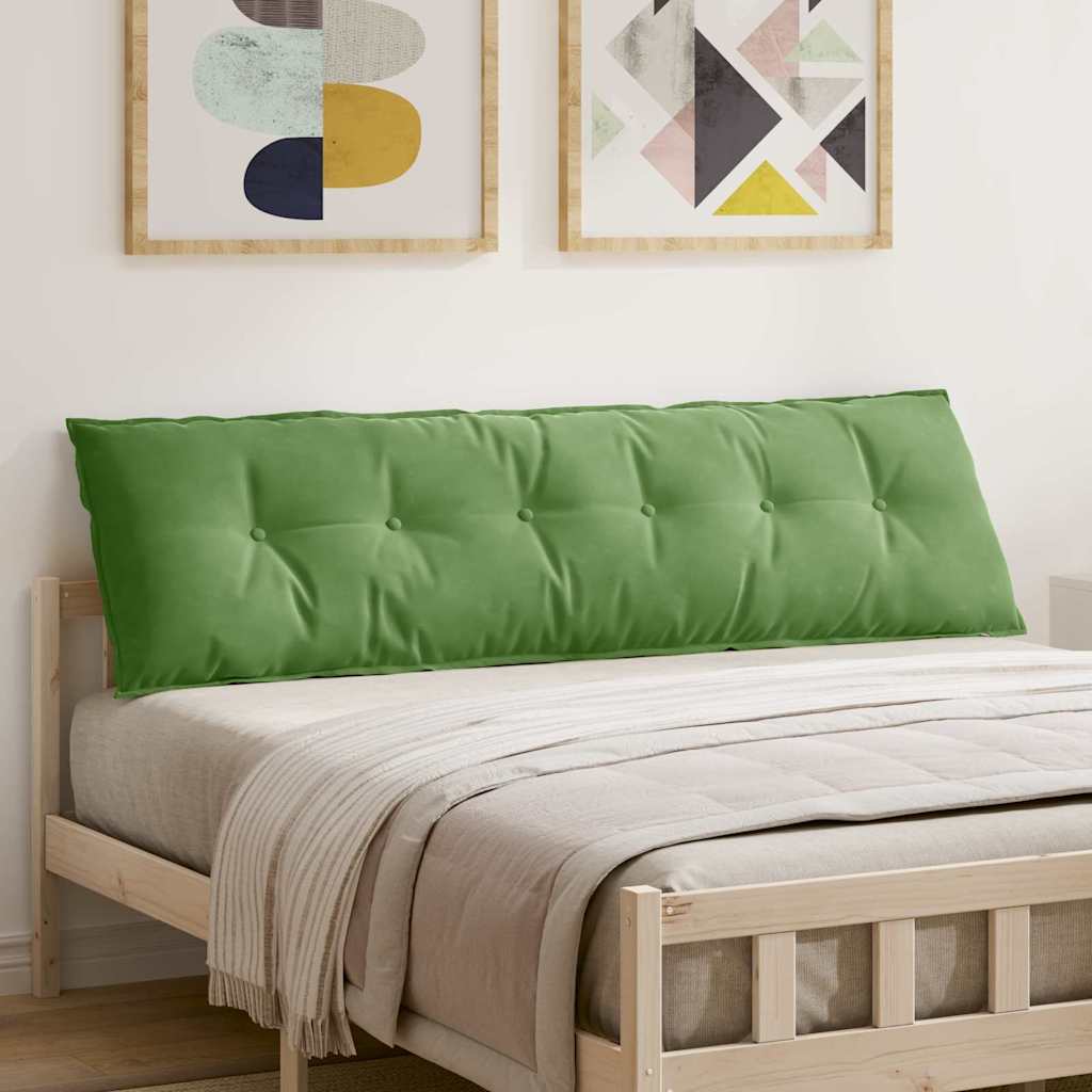Rücken Kissen Hellgrün 180 x 50 cm Cordstoff