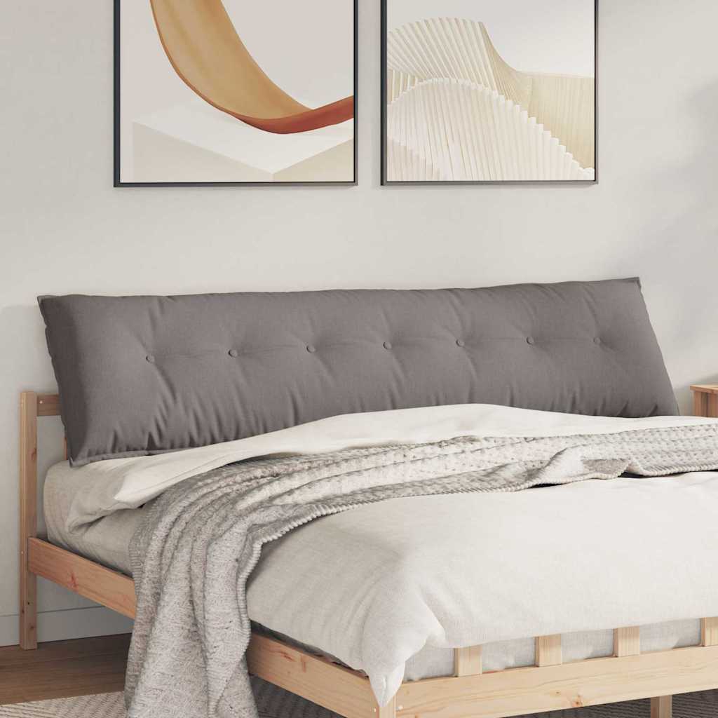 Rücken Kissen Taupe 200 x 19 x 50 cm Stoff