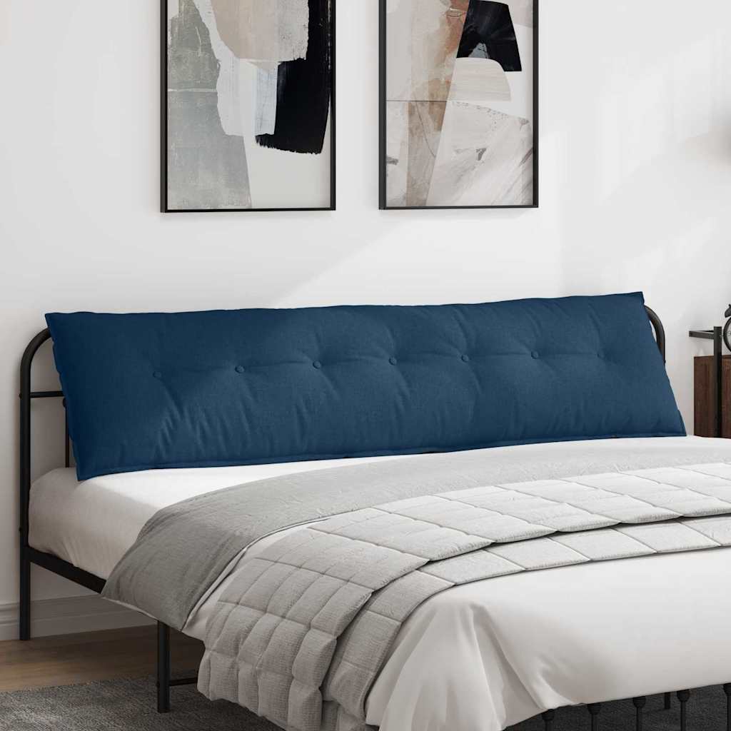 Rücken Kissen Blau 200 x 19 x 50 cm Stoff