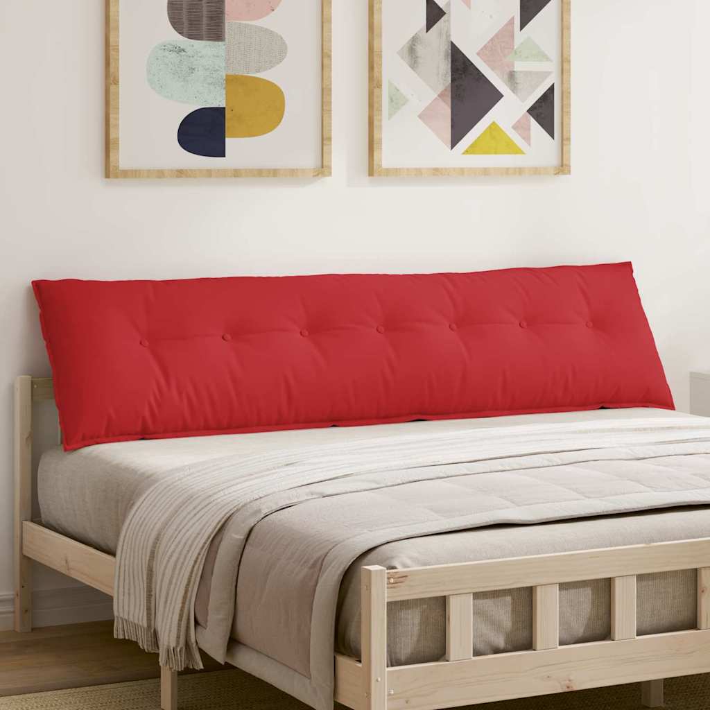 Rücken Kissen Rot 200 x 19 x 50 cm Stoff