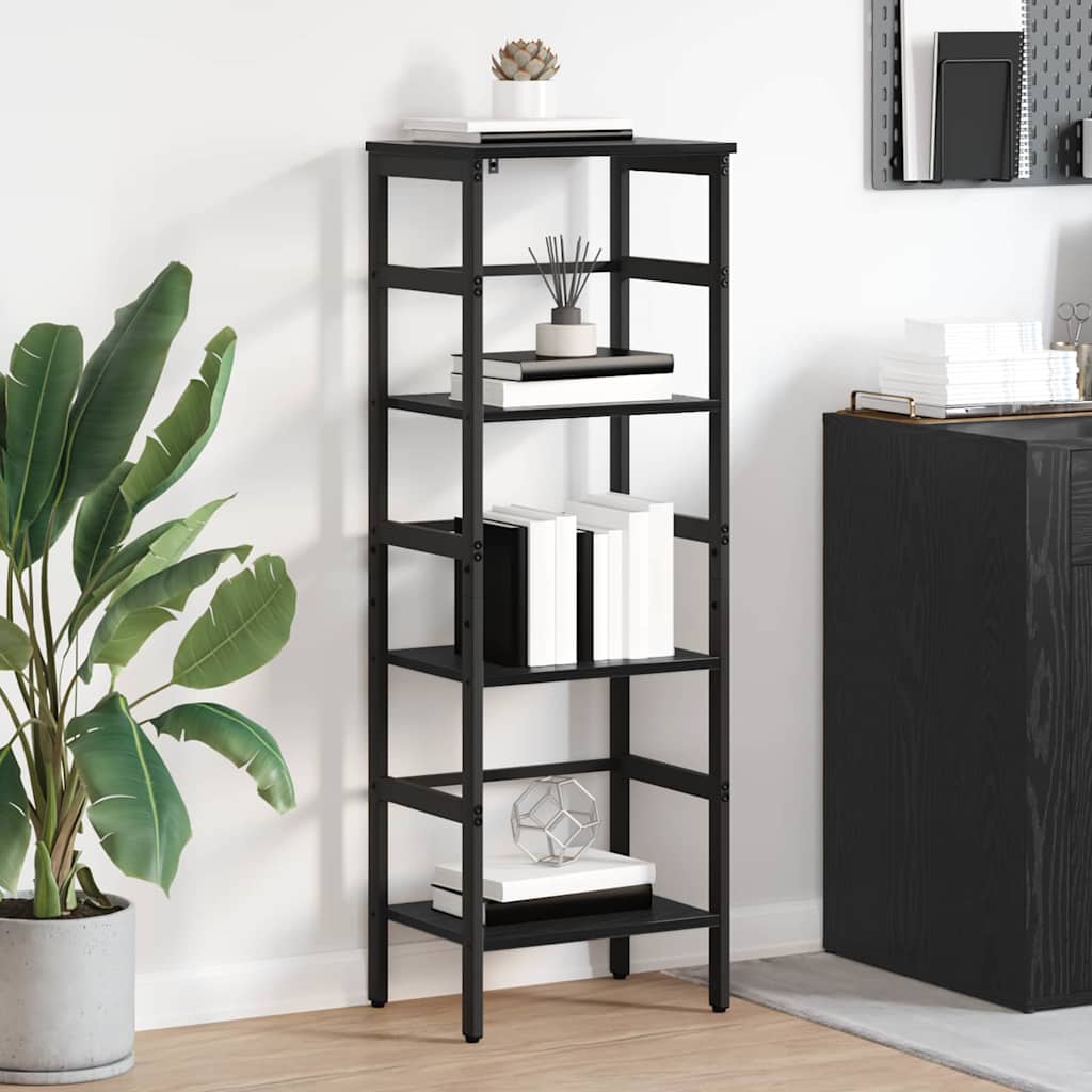 Bücherregal 3 Ebenen 40 x 29,5 x 115 cm Holzwerkstoff