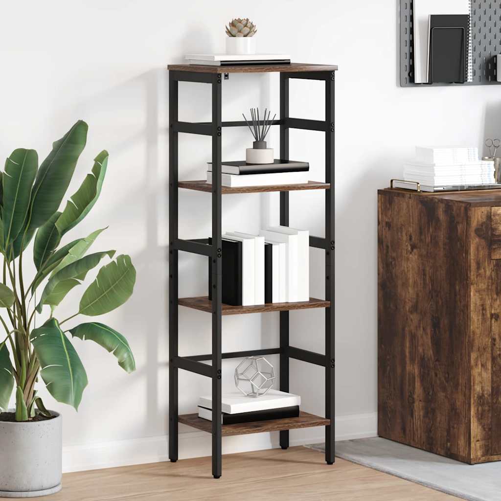 Bücherregal 3 Ebenen 40 x 29,5 x 115 cm Holzwerkstoff