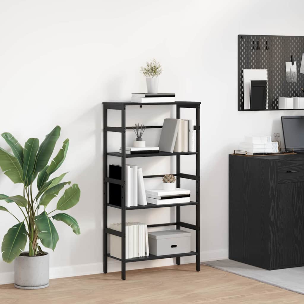 Bücherregal 3 Ebenen 60 x 29,5 x 115 cm Holzwerkstoff