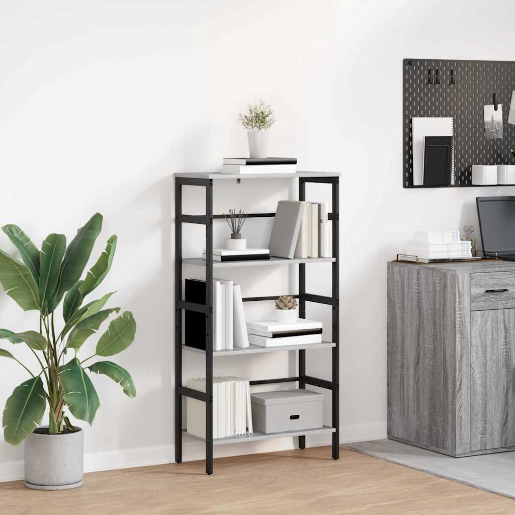 Bücherregal 3 Ebenen 60 x 29,5 x 115 cm Holzwerkstoff