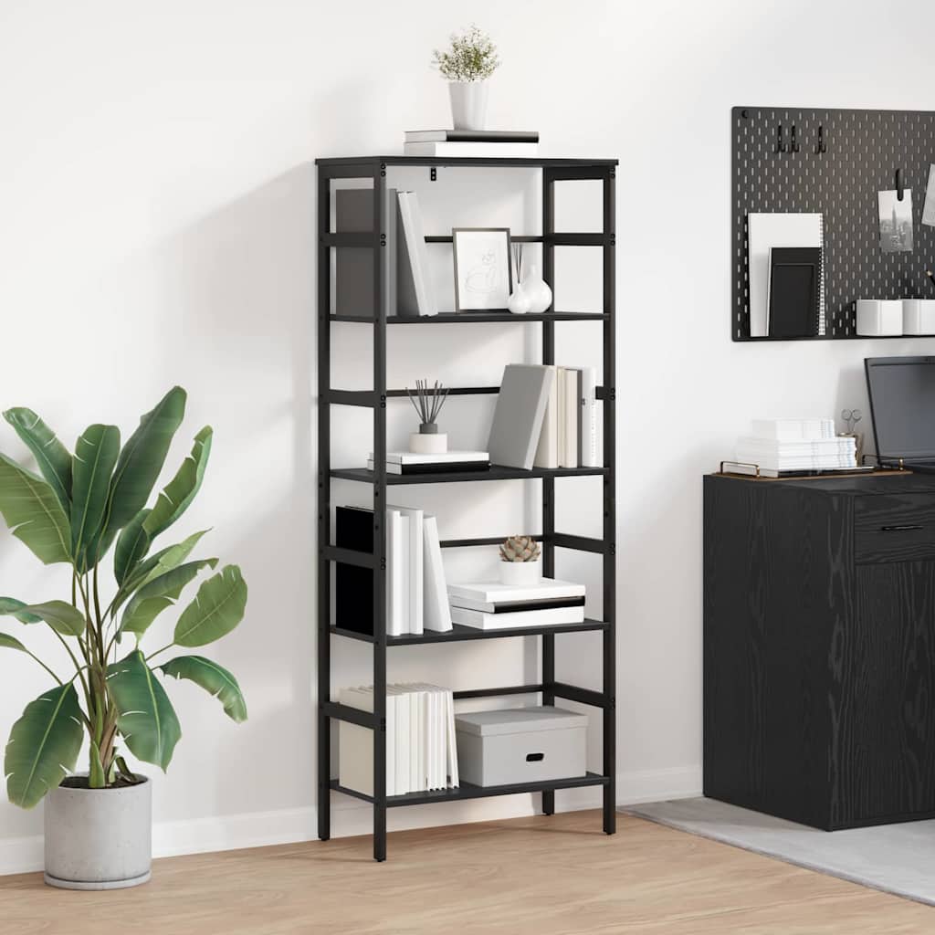 Bücherregal 4 Ebenen 60 x 29,5 x 149 cm Holzwerkstoff