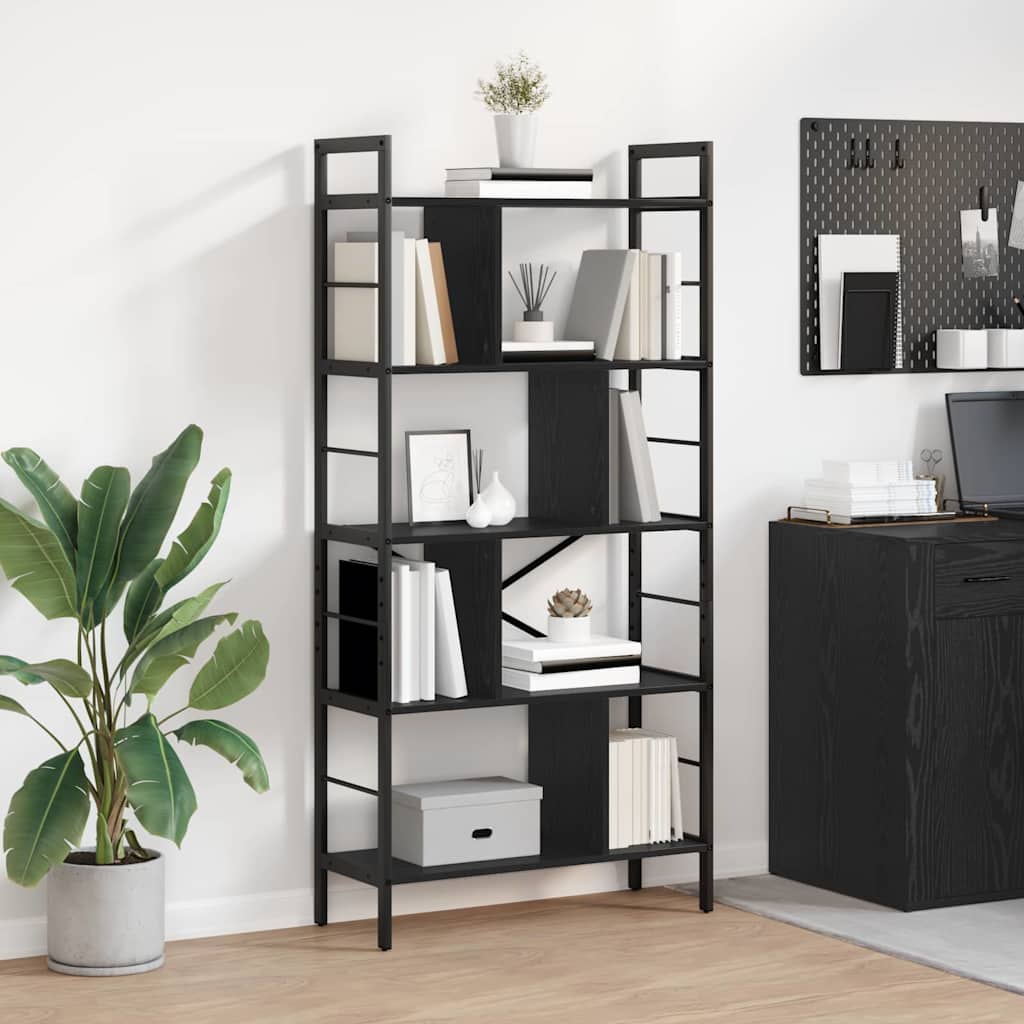 Bücherregal 9 Ebenen 75 x 30 x 156 cm Holzwerkstoff