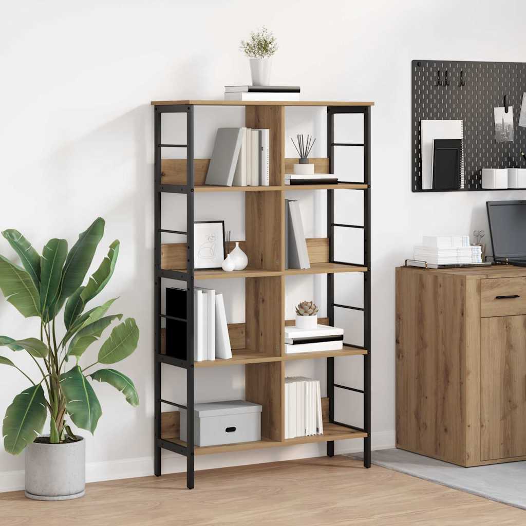 Bücherregal 8 Ebenen 82 x 32 x 144,5 cm Holzwerkstoff